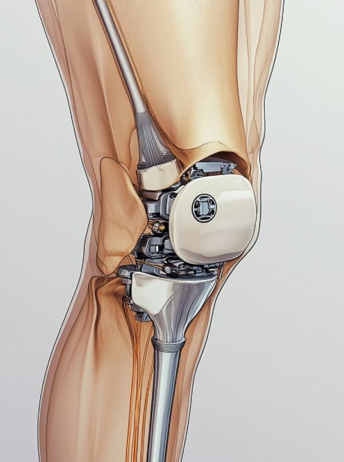 illustration-knee-replacement-procedure-with-prosthetic-implants